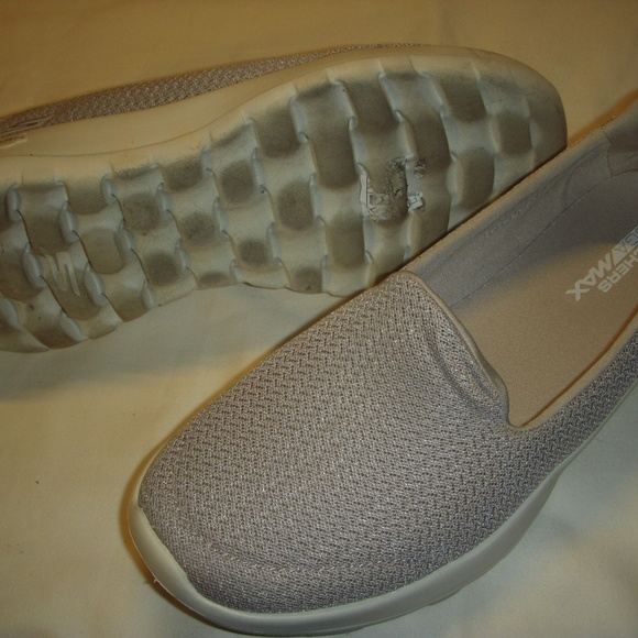 skechers go walk joy womens silver